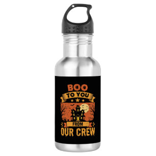 Bouteille D'eau Équipe de maison hantée Halloween Boo To You Desig