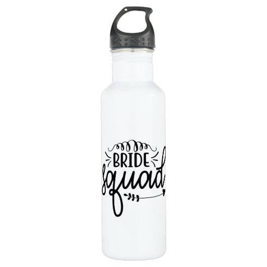 Bouteille D'eau Équipe de mariée (Devant)