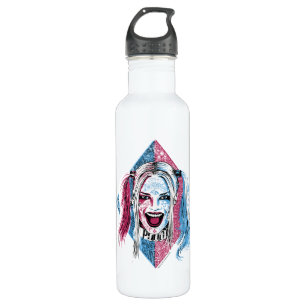 Bouteille D'eau Équipe de suicide Harley Laugh