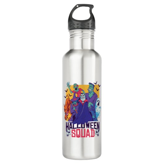 Bouteille D'eau Équipe d'Halloween (Devant)