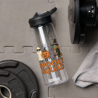 Bouteille D'eau Équipe effrayante Chat fantôme sorcière de gym Hal