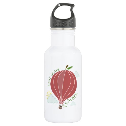 Bouteille D'eau ęr Ballon à air chaud de professeur de catégorie (Devant)