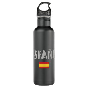 Bouteille D'eau Espagne Football Fan Shirt Drapeau