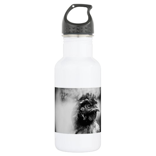 Bouteille D'eau esprits et poulets 2 (Devant)