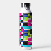 Bouteille d'eau esthétique Cyberpunk Glitch (Gauche)