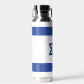 Bouteille D'eau Etat d'Israël Drapeau, Étoile de David Juifs (Avant)