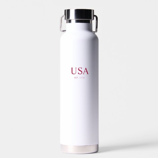 Bouteille D'eau État-Unis moderne Établis 1776 (Avant)