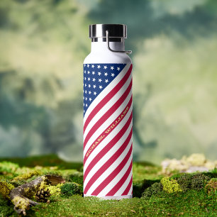 Bouteille D'eau États-Unis américain Drapeau Stars Stripes Personn