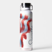 Bouteille D'eau Etats-Unis Drapeau américain Stars & Stripes Perso (Arrière)