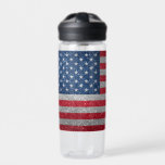 Bouteille D'eau États-Unis Parties scintillant drapeau<br><div class="desc">Cette conception peut être personnalisée dans la zone fournie en modifiant la photo et/ou le texte. Vous pouvez également le customiser en cliquant sur Personnaliser ce Modèle, puis en choisissant l'option cliquer pour customiser et supprimer ou modifier la couleur de l'arrière - plan, ajouter du texte, modifier la couleur ou...</div>