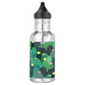 Bouteille D'eau Été Vert Turquoise Cactus Gold points Design migno (Droite)