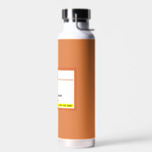 Bouteille D'eau Étiquette de café d'ordonnance personnalisé (Gauche)