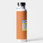 Bouteille D'eau Étiquette de café d'ordonnance personnalisé (Plage)