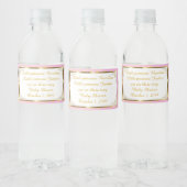 Bouteille d'eau Étiquette fille jumelle, africaine (Bouteilles)