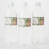 Bouteille d'eau Étiquette Parties scintillant or R (Bouteilles)