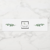 Bouteille d'eau Étiquette personnalisée (Étiquettes simples)