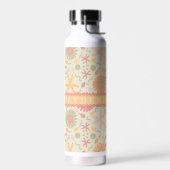 Bouteille D'eau Étoile de mer pastel et fleurs (Gauche)