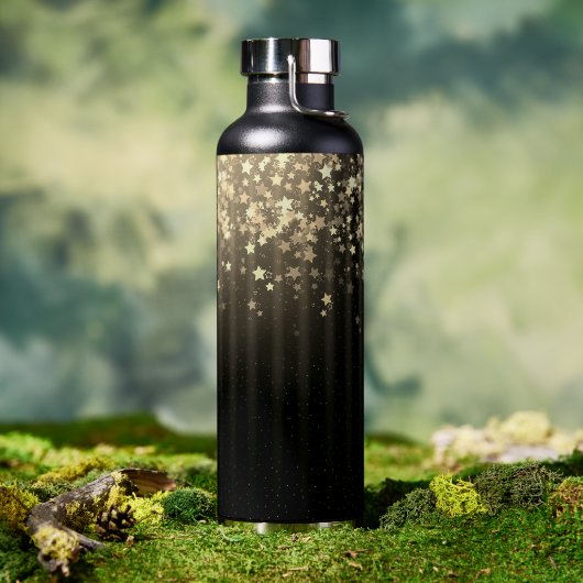 Bouteille D'eau Etoiles arc-en-ciel Gold Space (Café)