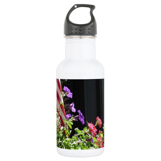 Bouteille D'eau Étoiles et bandes (Devant)