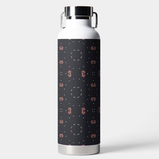 Bouteille D'eau Étoiles et motif d'engin spatial unique (Avant)