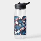 Bouteille d'eau Étoiles patriotiques (Gauche)