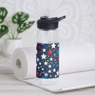 Bouteille d'eau Étoiles patriotiques