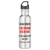 Bouteille D'eau Étrange Actes de Dieu - nsppd (Devant)