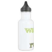 Bouteille D'eau EXÉCUTION DE LA MARCHE VERTE (police OMBRÉE) (Gauche)