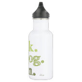 Bouteille D'eau EXÉCUTION DE LA MARCHE VERTE (police OMBRÉE) (Droite)