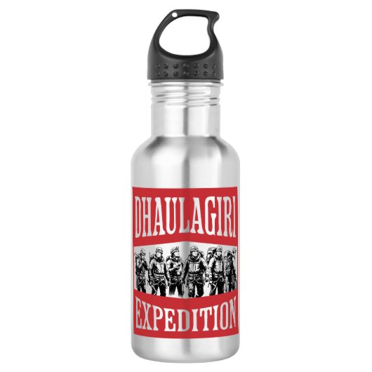 Bouteille D'eau Expédition Dhaulagiri (Devant)