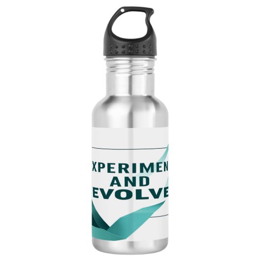 Bouteille D'eau Expérimentez et évoluez 2 (Devant)