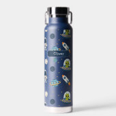 Bouteille D'eau Explorateur spatial de fusée extraterrestre astron (Avant)