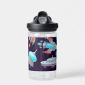 Bouteille D'eau External Space Explorer Rocks UFO Ajouter un nom (Avant)