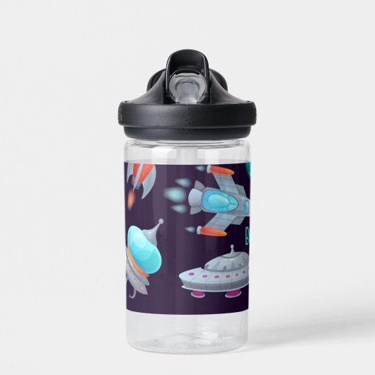 Bouteille D'eau External Space Explorer Rocks UFO Ajouter un nom (Avant)