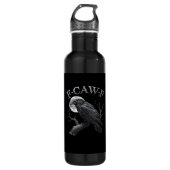 Bouteille D'eau F-Caw-F Bird Moon Gothic Classic Cool Design (Devant)