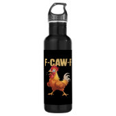 Bouteille D'eau F-Caw-F Crow Gothic Funny Humor (Devant)