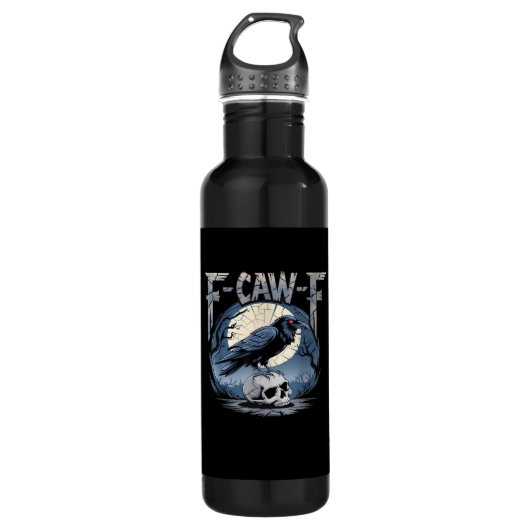 Bouteille D'eau F-Caw-F Crow Moonlit Raven Classic (Devant)
