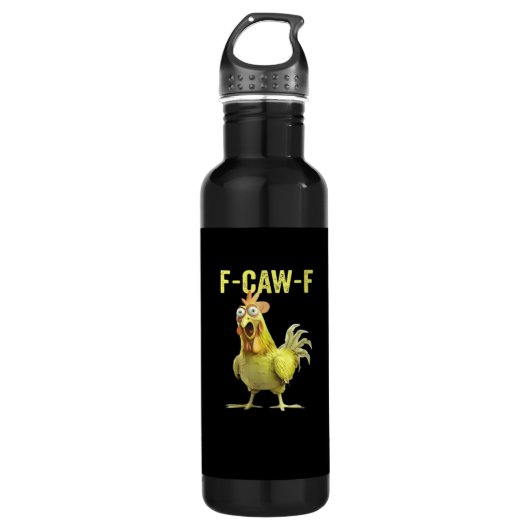 Bouteille D'eau F-Caw-F Funny Chicken Classic Creative Casual (Devant)