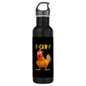 Bouteille D'eau F Caw F Funny Chicken Meme Trendy Modern Style (Devant)