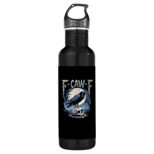 Bouteille D'eau F-Caw-F Minimal Clean (Devant)