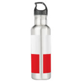 Bouteille D'eau Fabriqué Au Texas Avec Pièces Polonaises (Dos)