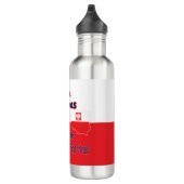 Bouteille D'eau Fabriqué Au Texas Avec Pièces Polonaises (Droite)