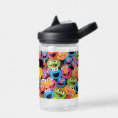 Bouteille D'eau Face de caractère de rue Sésame | Ajouter Votre No (Gauche)