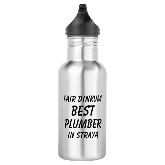 Bouteille D'eau Fair Dinkum Best PLUMBER à Straya (Droite)