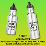 Bouteille D'eau Fair Dinkum BEST POSTIE (Postman) en Straya<br><div class="desc">Pour le meilleur POSTIE en Australie - - Vous pouvez modifier tout le texte pour faire votre propre message</div>