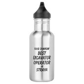 Bouteille D'eau Fair Dinkum MEILLEUR EXCAVATOR OPERATOR à Straya (Droite)