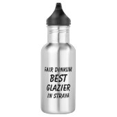 Bouteille D'eau Fair Dinkum MEILLEUR GLAZIER à Straya (Droite)