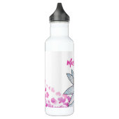 Bouteille D'eau Fairy Princess Pink Hearts Illustration de mode (Gauche)