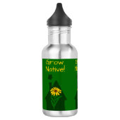 Bouteille D'eau Faisons pousser les plantes indigènes ! (Gauche)
