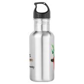 Bouteille d'eau faite sur commande (18 onces), (Dos)